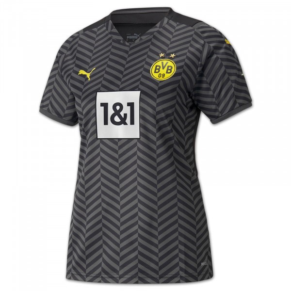 Camiseta Borussia Dortmund Segunda Equipación Mujer 2021/2022